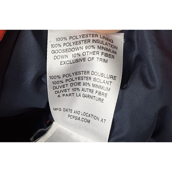 Patagonia Down Sweater Jacket Men's XS Orange Puffer Coat 84674 - Picture 7 of 8